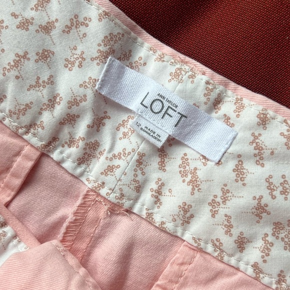 Loft  Soft Pink 6” Shorts - Picture 4 of 5